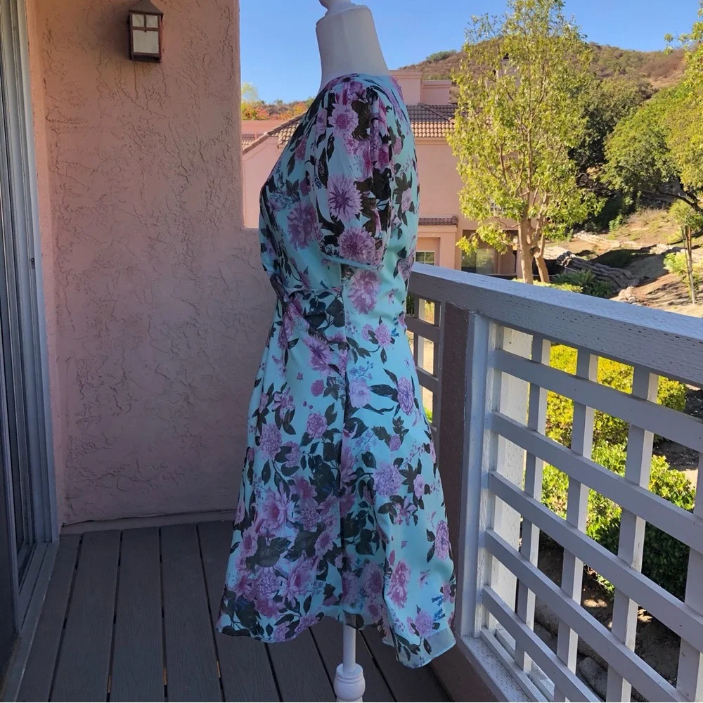 Diane Von Furstenberg Jillian Dress Lilac Small Lagoon